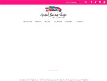 Tablet Screenshot of grandbazaarshops.com